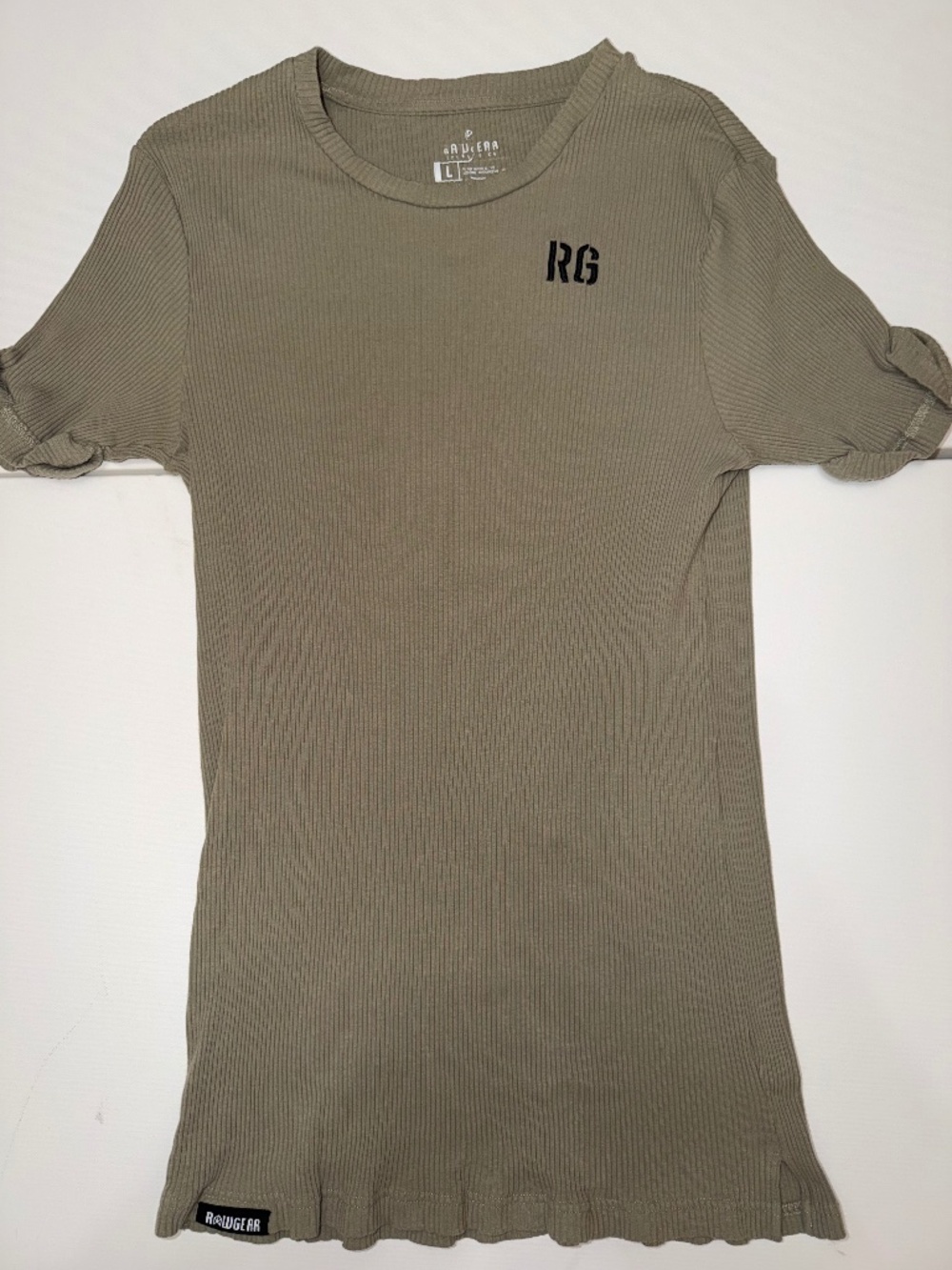 RawGear Ribbed RG T-Shirt — Large